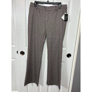 Kut From The Kloth Women’s Classic Bootcut Trouser Dress Pants Brown Size 10